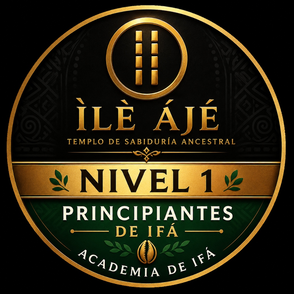 Insignia Nivel 1 Principiantes de Ifá Academia ÌLÈ ÁJÉ